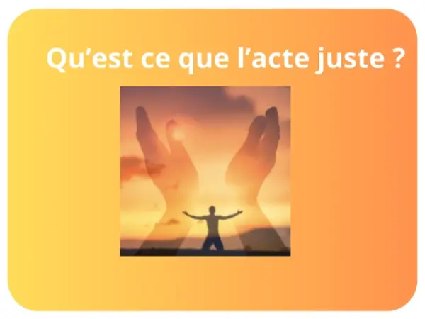 L'acte juste - Denis Marquet